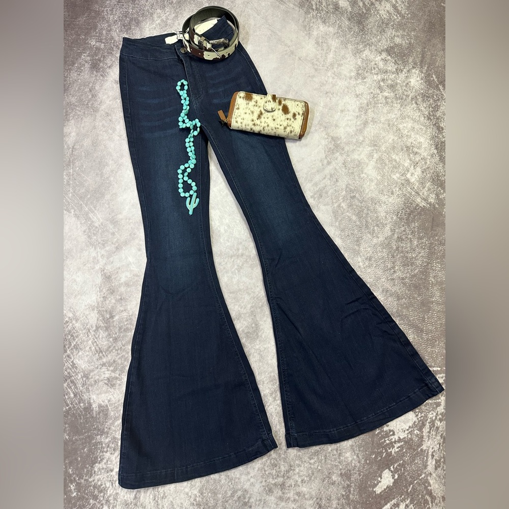 Kancan High Rise Super Flare Jeans
